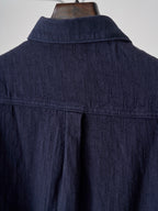 Polo Ralph Lauren Men's Navy Textured Long‑Sleeve Button‑Up Shirt