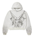 Vale Forever Big Chain Hoodie Grey
