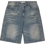 Vale Forever Candy Jorts Mid Blue