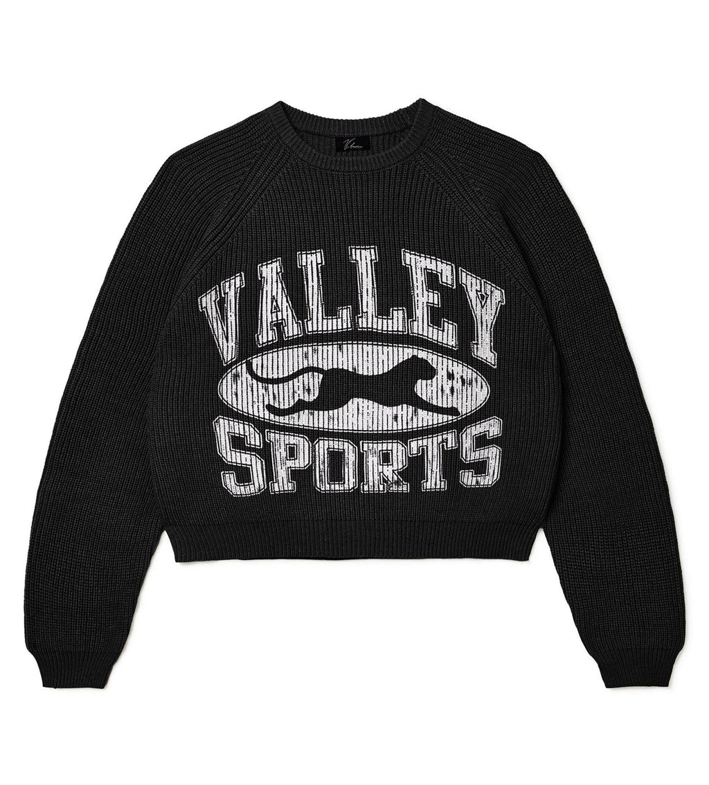 Vale Forever Fisherman Knit Sweater Black