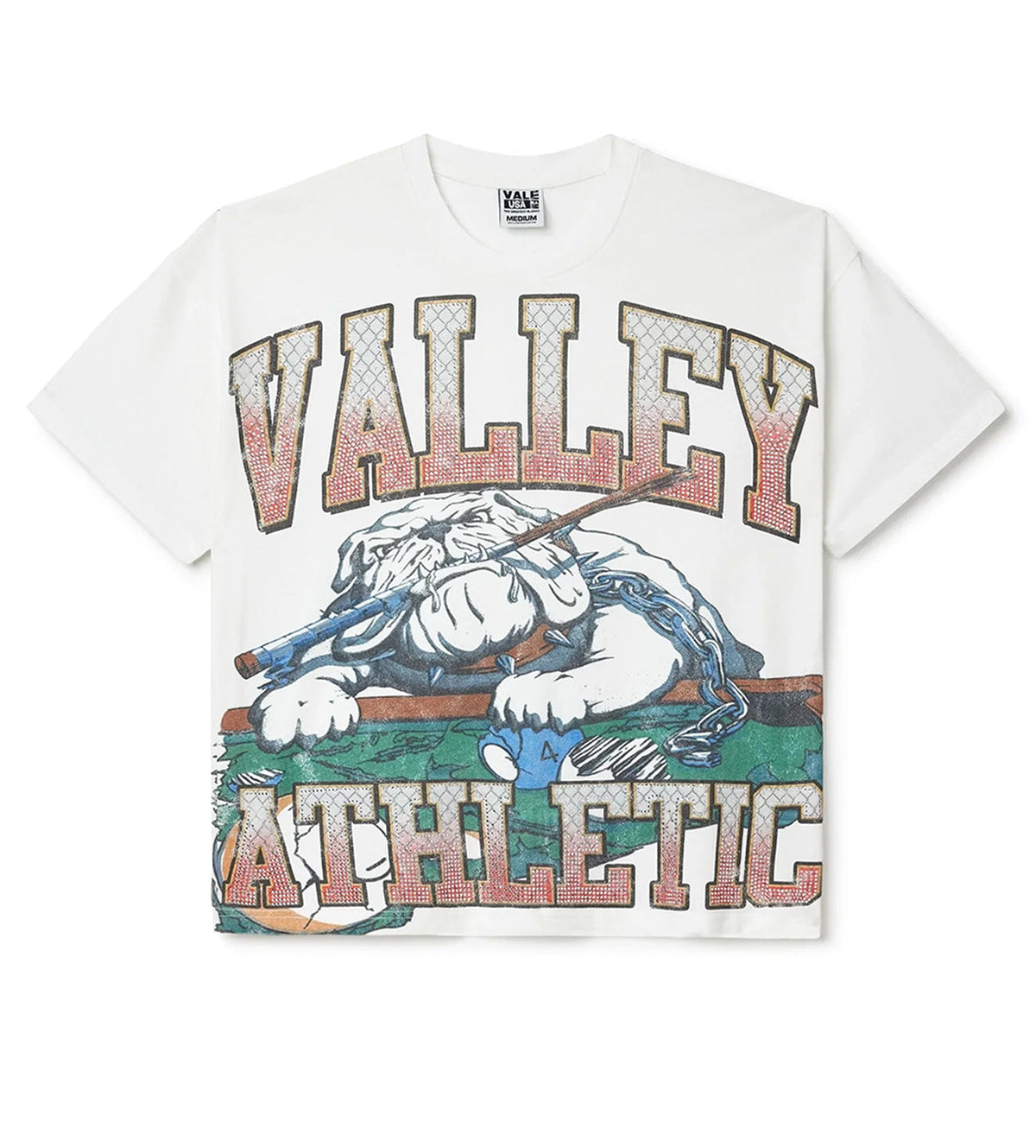 Vale Forever Polo Bling Tee White