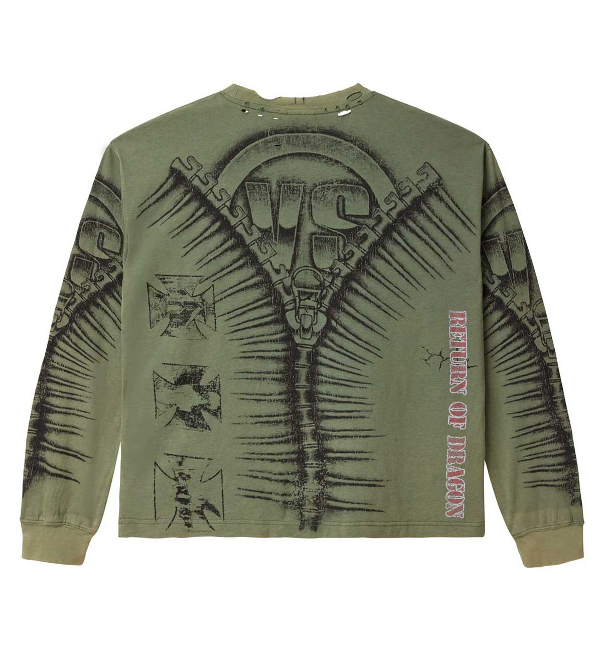 Vale Forever Reggie L/S Tee Green