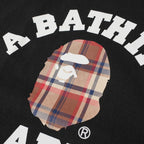 A Bathing Ape BAPE Check College Tee