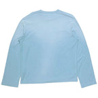 Acne Sprayed 1996 Logo Long Sleeve T-shirt Corn Flower Blue