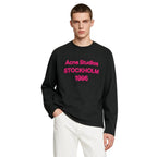 Acne Studios 1996 LOGO Long Sleeve RELAXED FIT Black