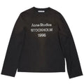 Acne Studios Logo Long Sleeve T-shirt Faded Black