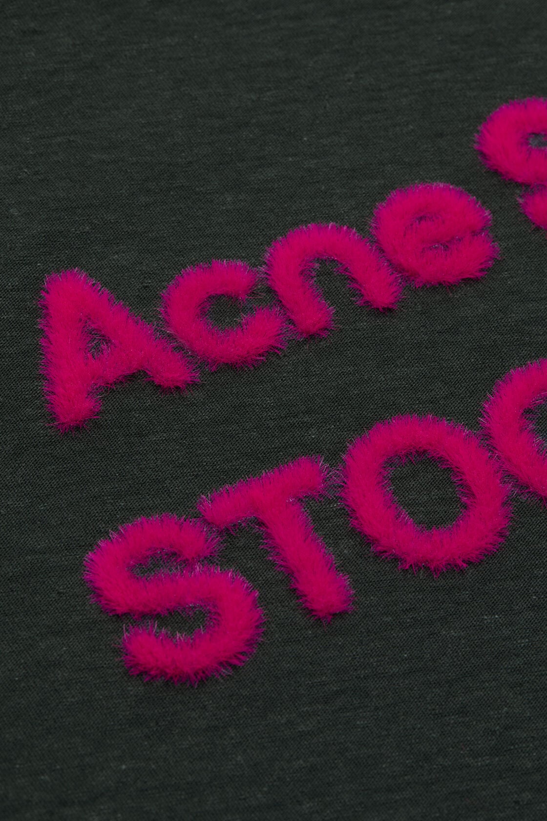 Acne Studios 1996 LOGO Long Sleeve RELAXED FIT Black
