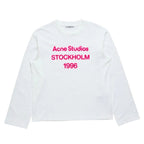 Acne Studios 1996 LOGO Long Sleeve RELAXED FIT Off white