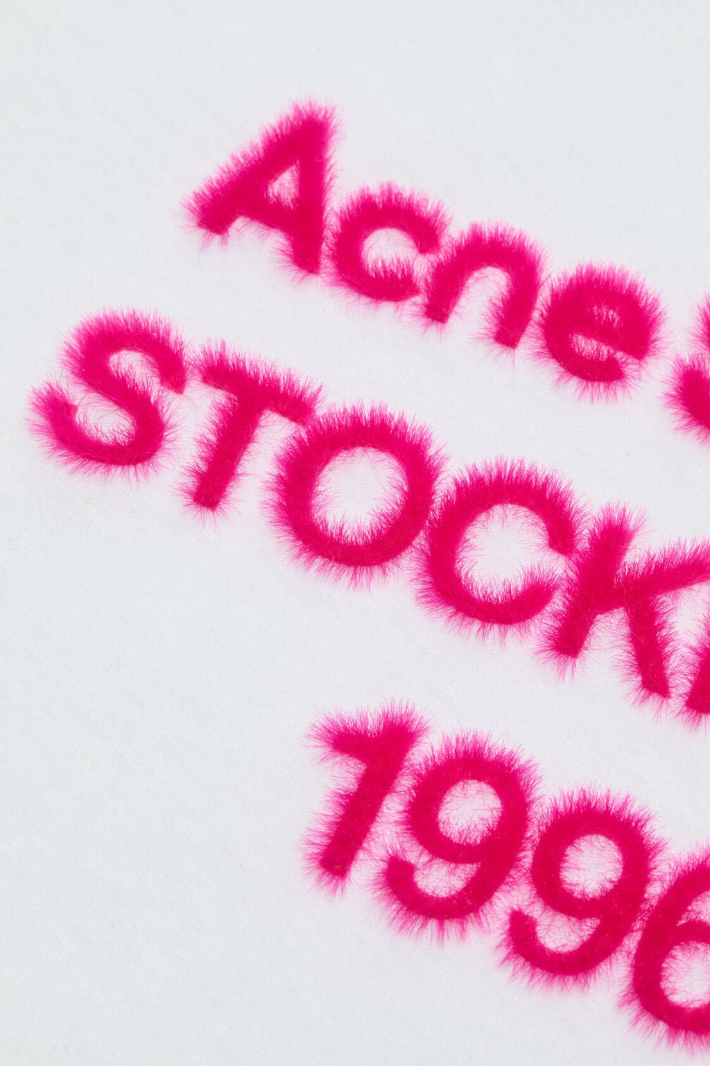 Acne Studios 1996 LOGO Long Sleeve RELAXED FIT Off white