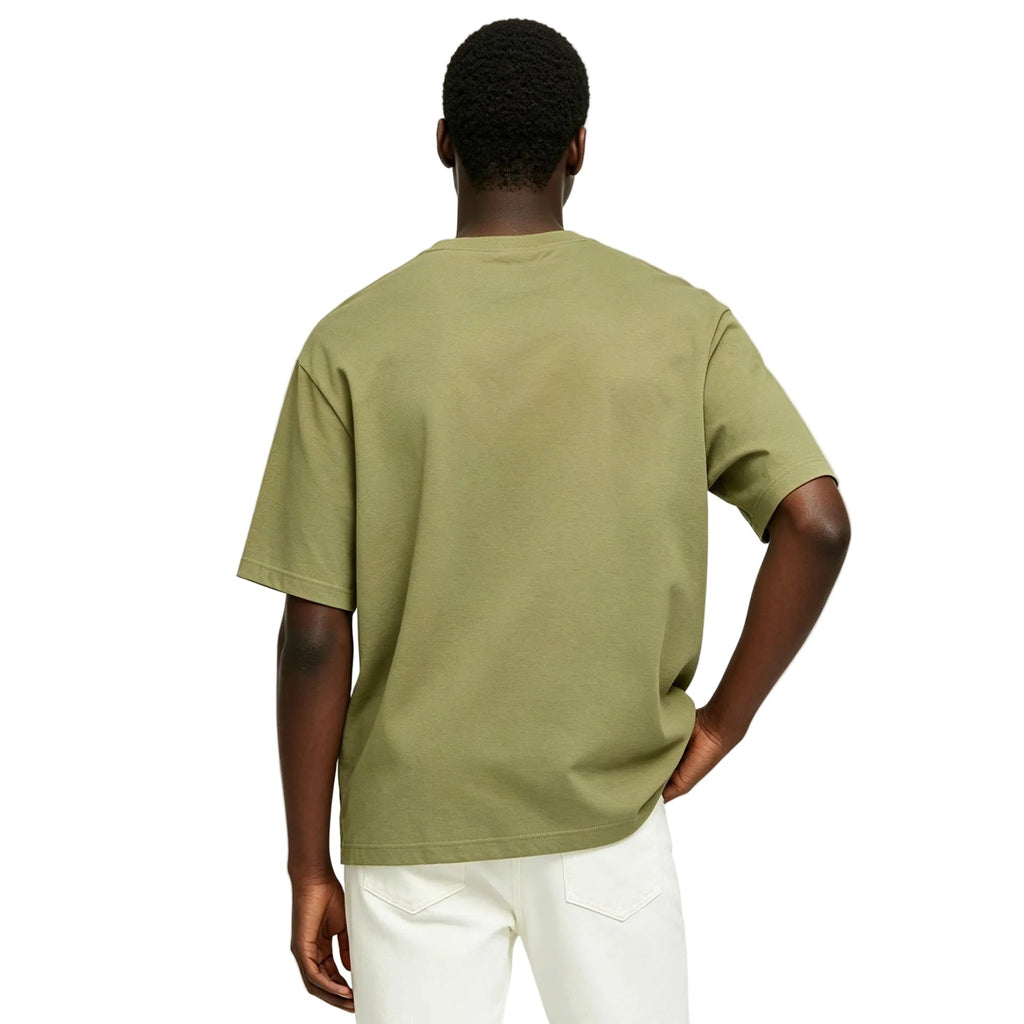 Acne Studios Sprayed Logo T-Shirt Olive green