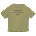 Acne Studios Sprayed Logo T-Shirt Olive green