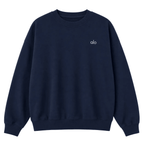 ALO Accolade Crew Neck Pullover Navy