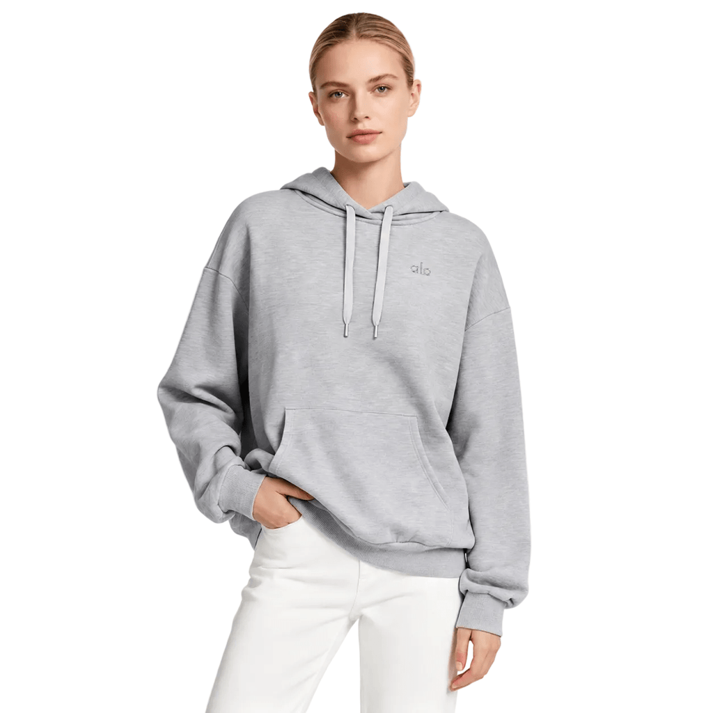 Alo Accolade Hoodie Athletic Heather Grey