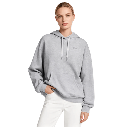 Alo Accolade Hoodie Athletic Heather Grey