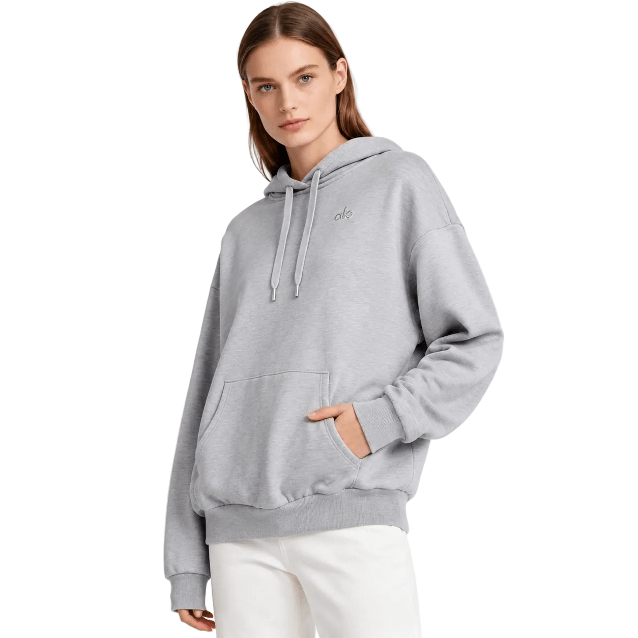 Alo Accolade Hoodie Athletic Heather Grey