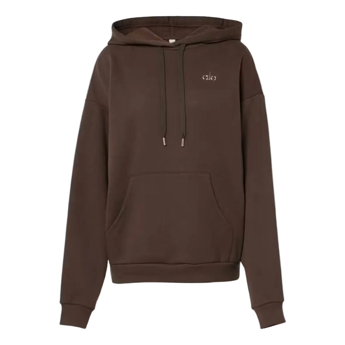 Alo Yoga Accolade Cotton Blend Hoodie Espresso