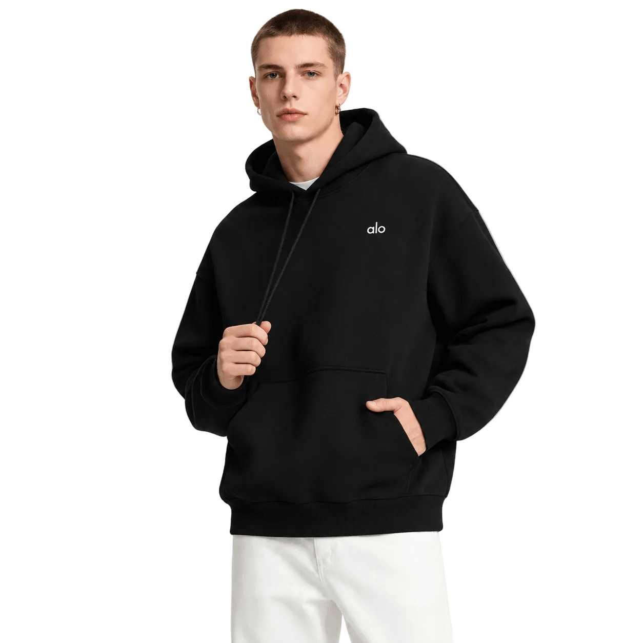 Alo Yoga Accolade logo print hoodie