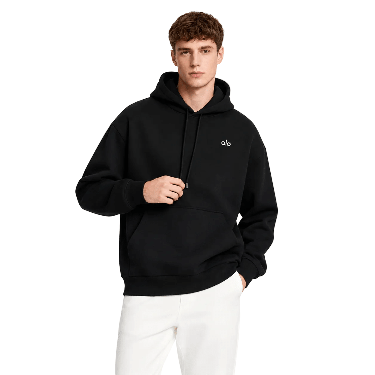 Alo Yoga Accolade logo print hoodie