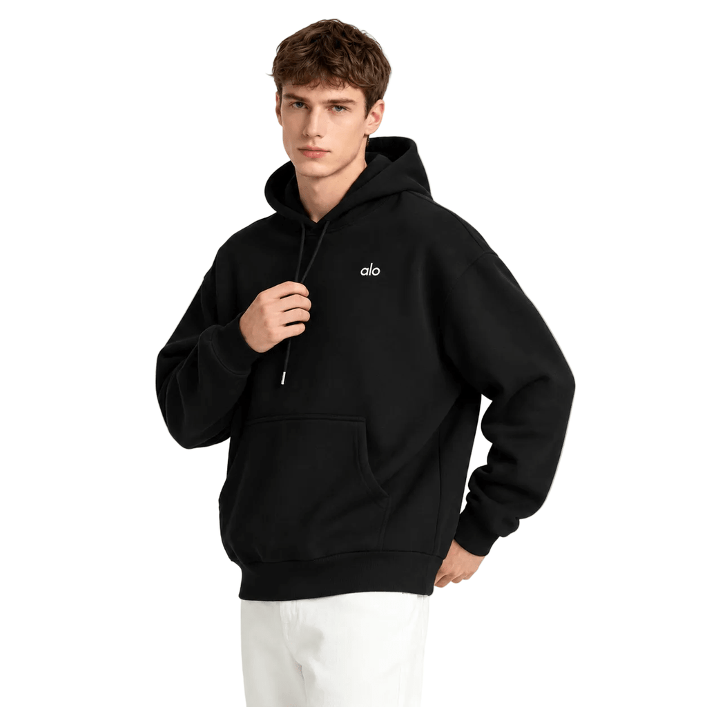 Alo Yoga Accolade logo print hoodie
