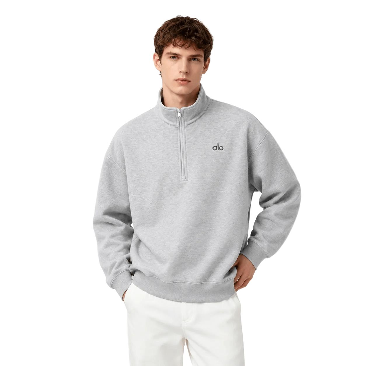 Alo Yoga Accolade quarter zip sweater