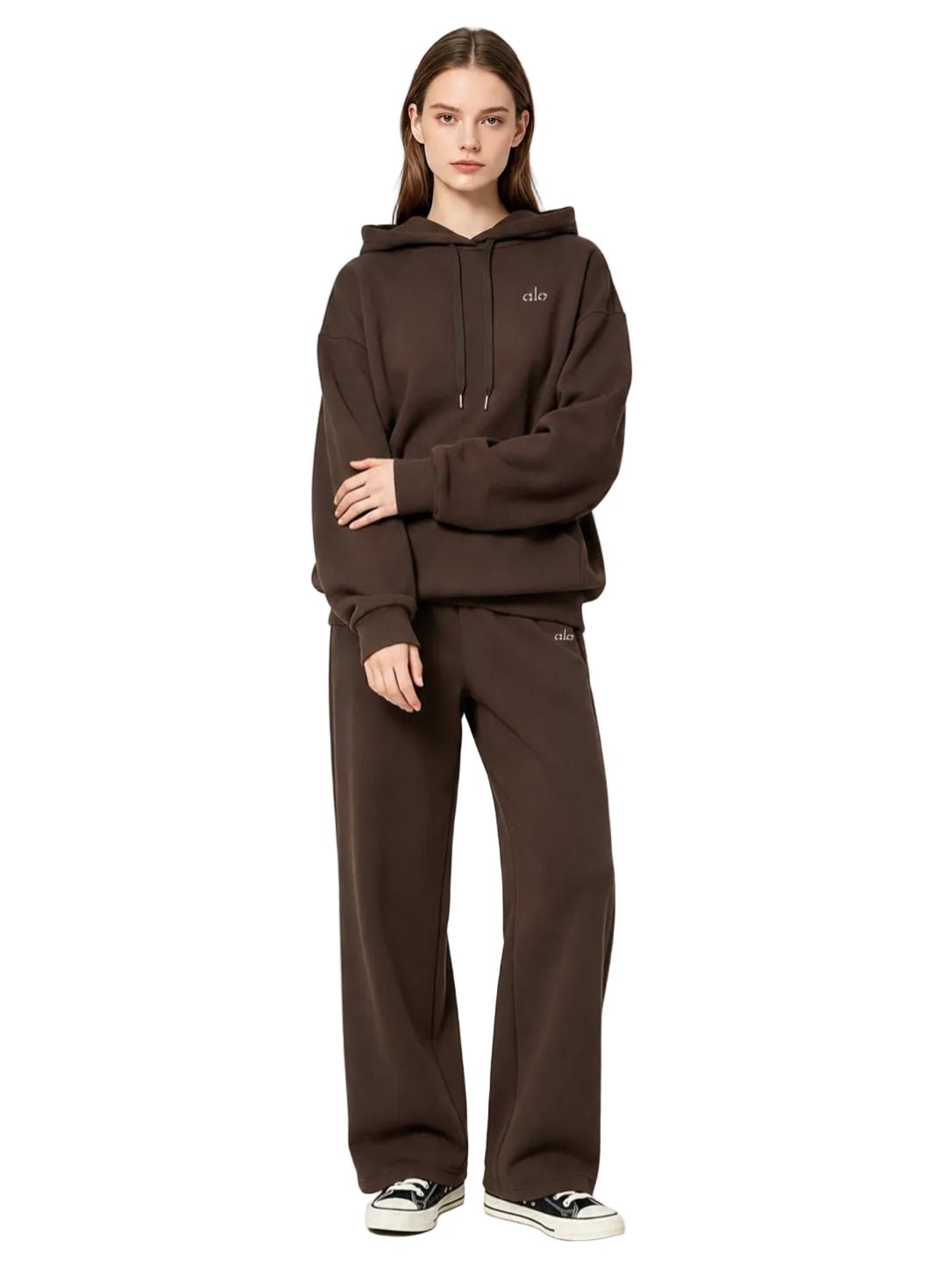 Alo Yoga Accolade Straight Leg Sweatpants Brown