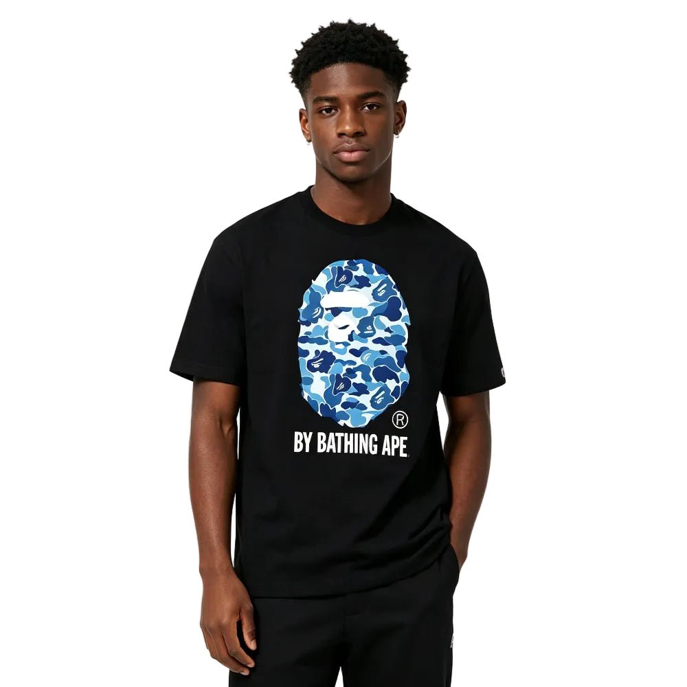 BAPE ABC Camo By Bathing Ape Tee Black Blue