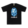 BAPE ABC Camo By Bathing Ape Tee Black Blue