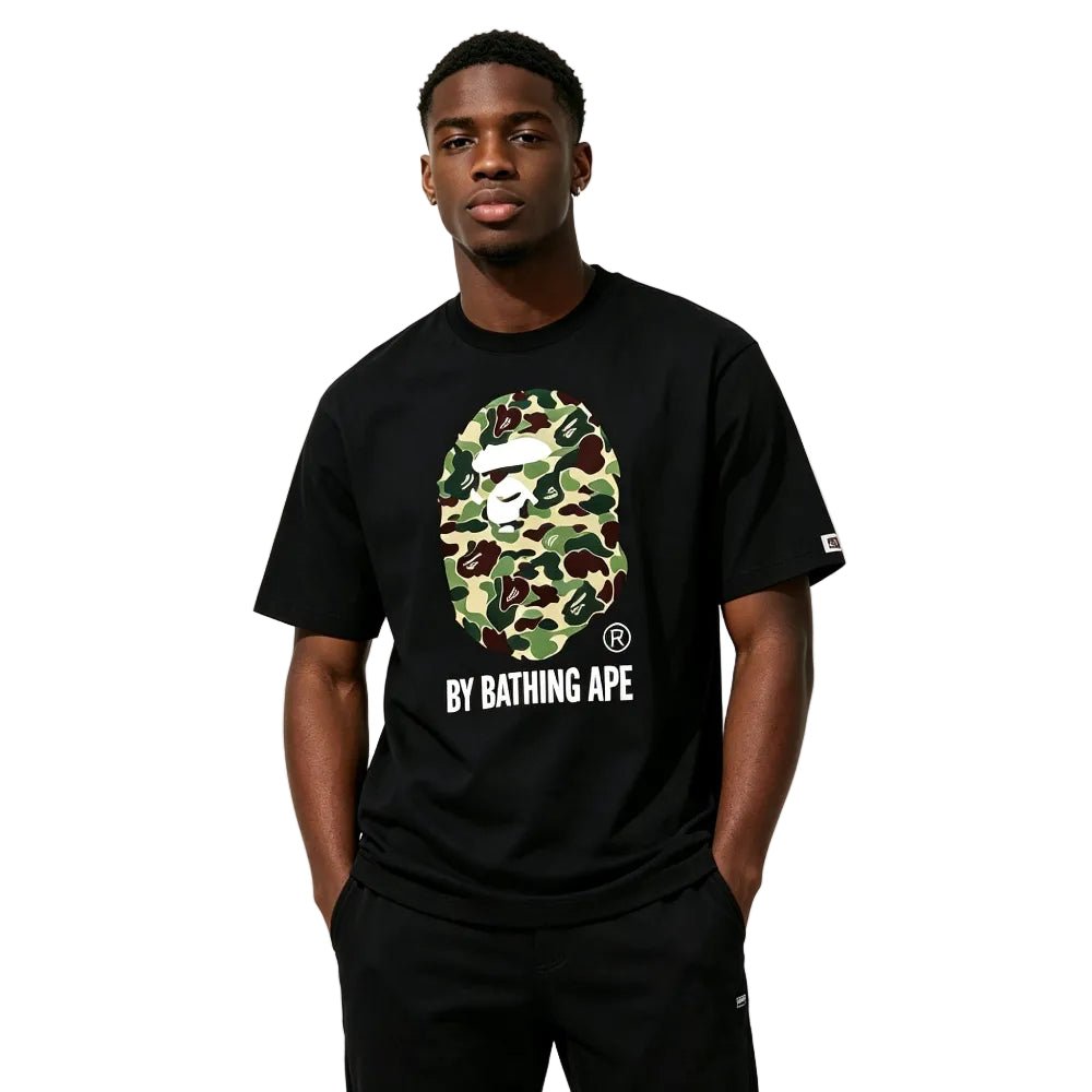 BAPE ABC Camo By Bathing Ape Tee Black Green