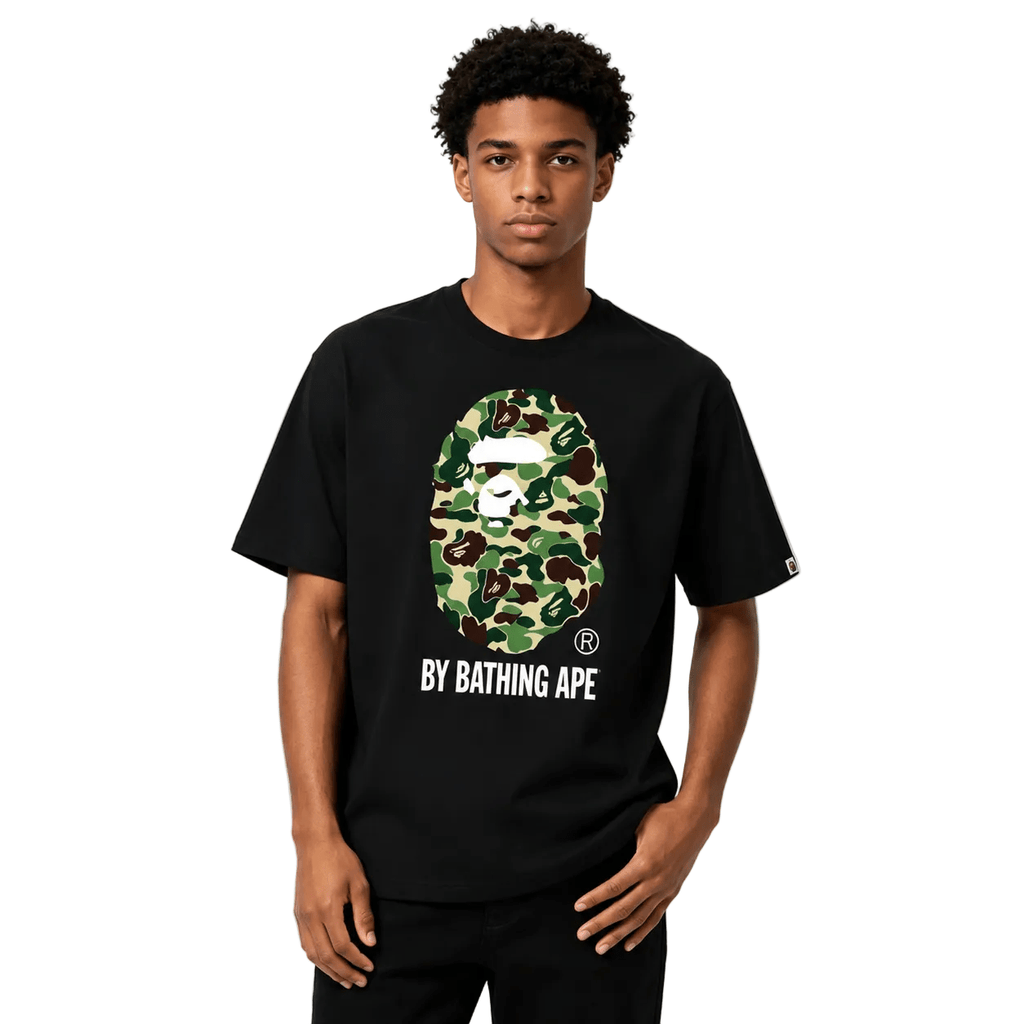 BAPE ABC Camo By Bathing Ape Tee Black Green