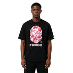 BAPE ABC Camo By Bathing Ape Tee Black Pink