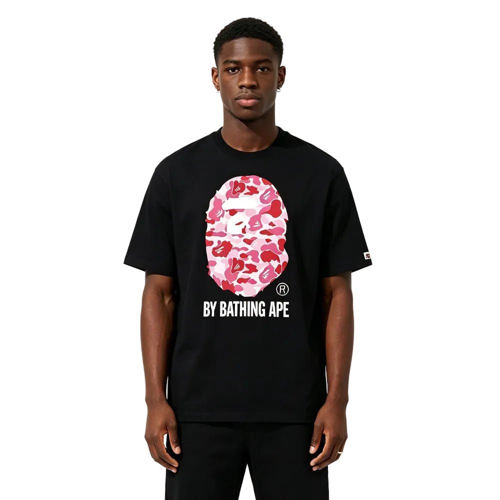 BAPE ABC Camo By Bathing Ape Tee Black Pink