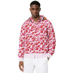 BAPE ABC Camo Shark Full Zip Hoodie Pink
