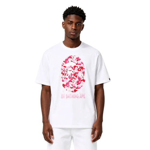 BAPE ABC Sakura Camo By Bathing Ape Tee SS26 White