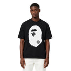 Bape Bicolor Big Ape Head Tee Black