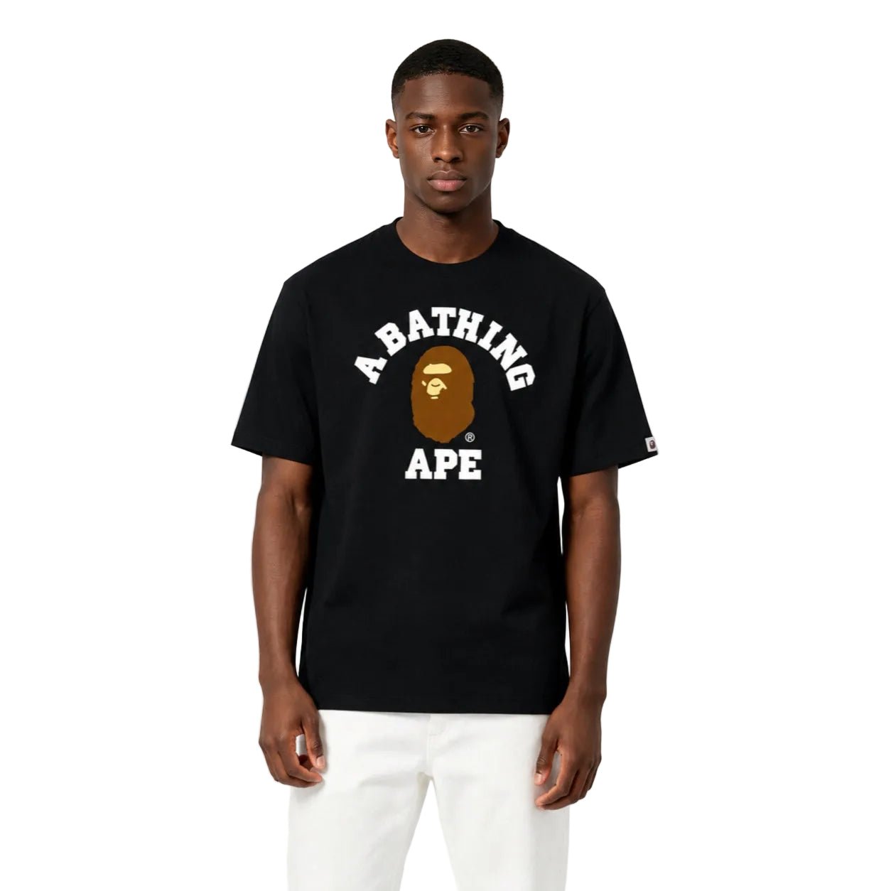 BAPE College Tee SS26 Black