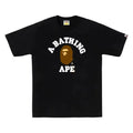 BAPE College Tee SS26 Black