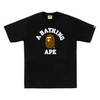 BAPE College Tee SS26 Black