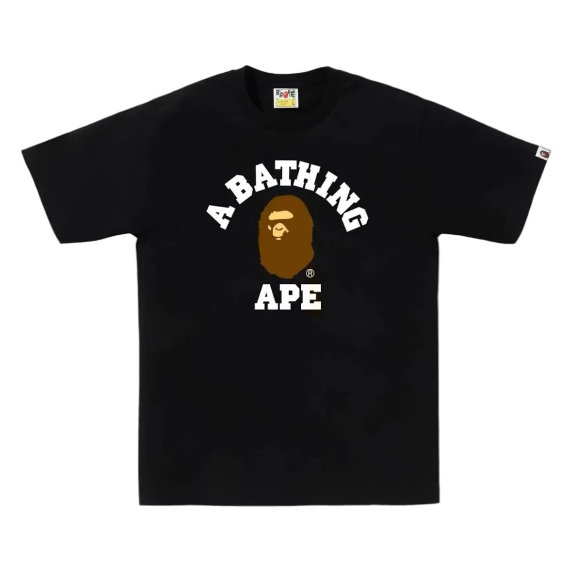 BAPE College Tee SS26 Black