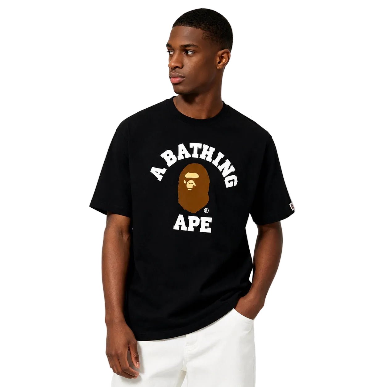 BAPE College Tee SS26 Black
