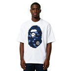 BAPE Color Camo Big Ape Head Tee White Blue