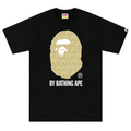 BAPE Logo Monogram By Bathing Ape Tee Black Beige