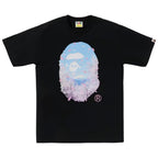 BAPE Sakura Photo Ape Head Tee SS26 Black