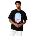 BAPE Sakura Photo Ape Head Tee SS26 Black