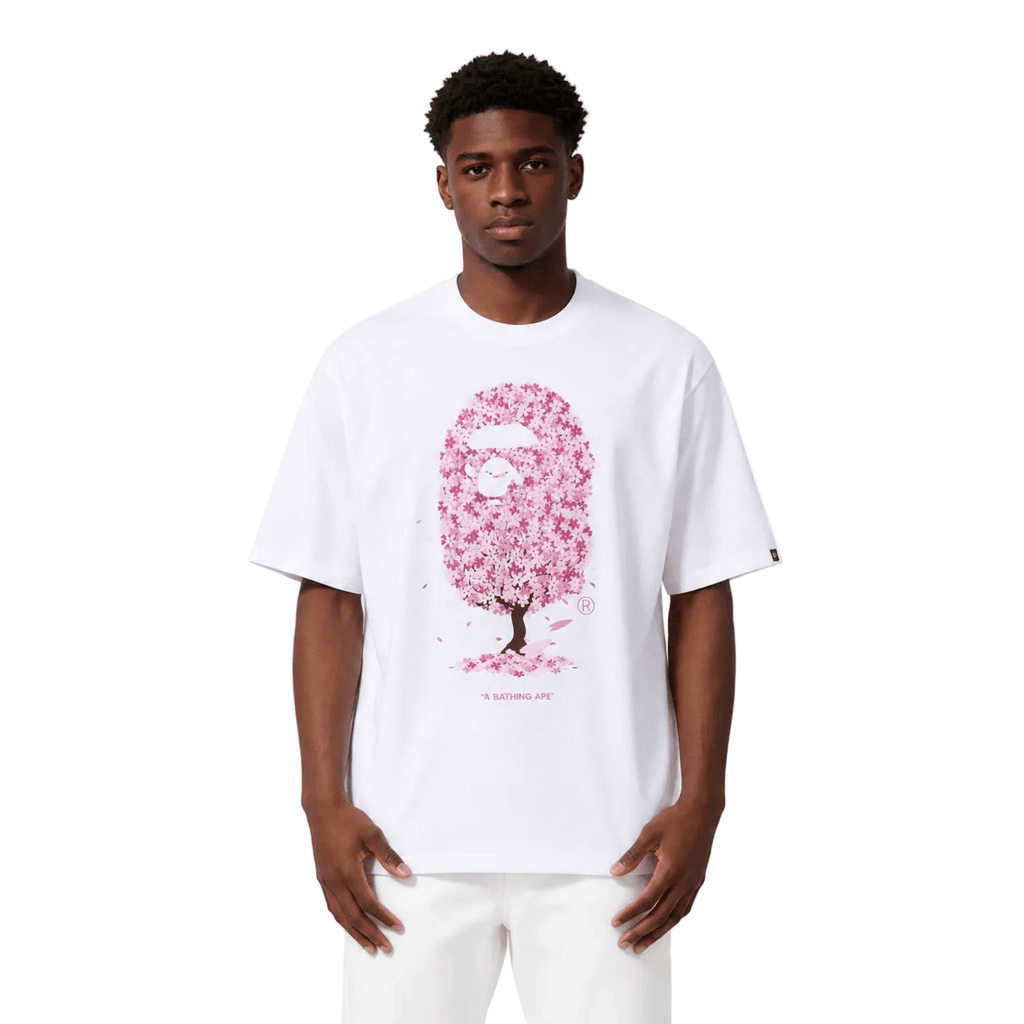 BAPE Sakura Tee SS24 White