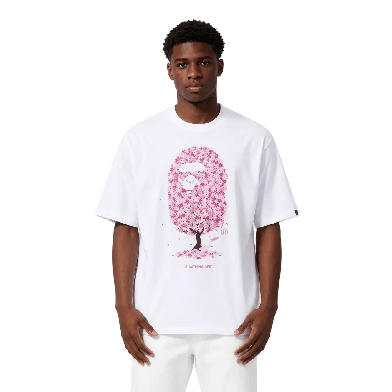 BAPE Sakura Tee SS24 White