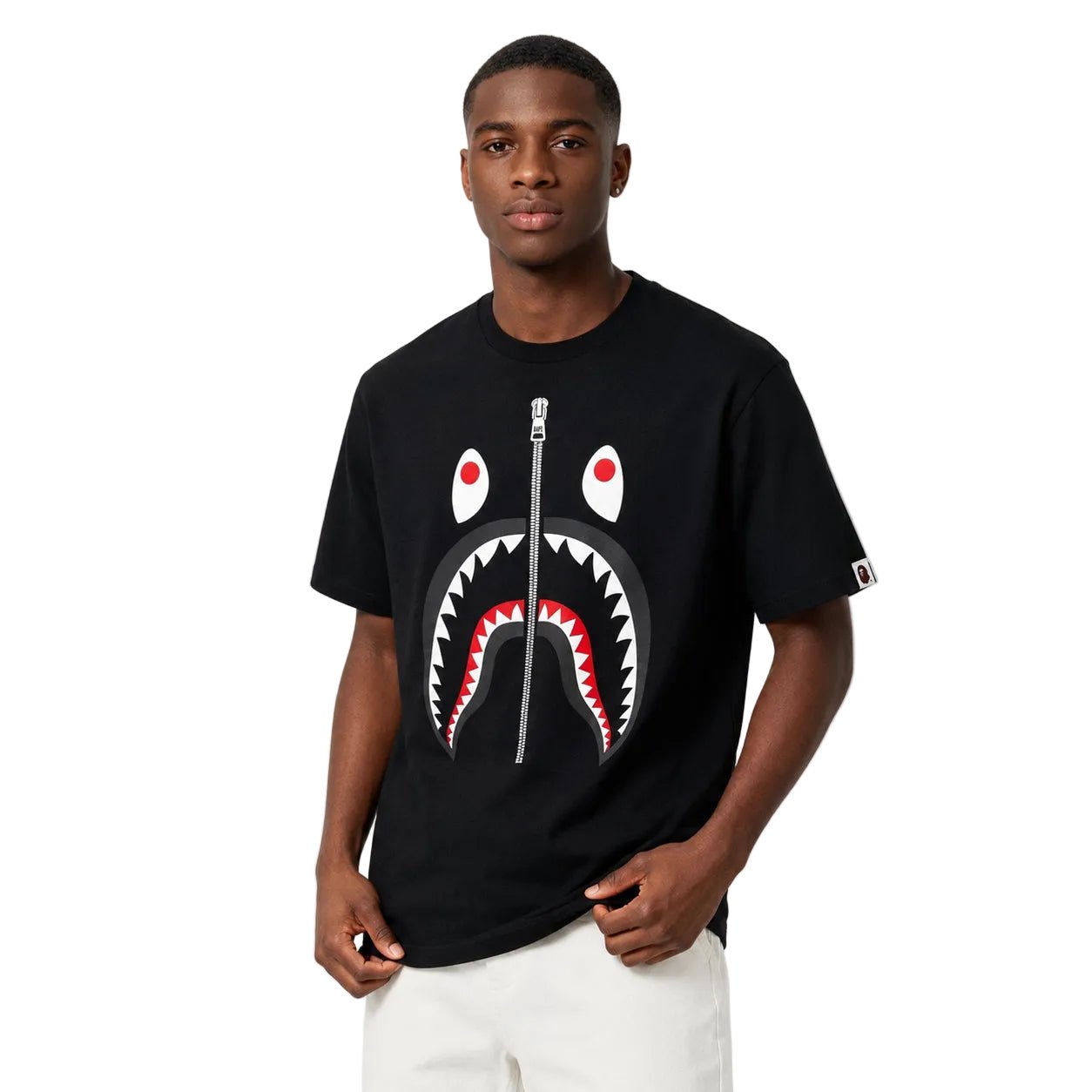 BAPE Shark Tee Black
