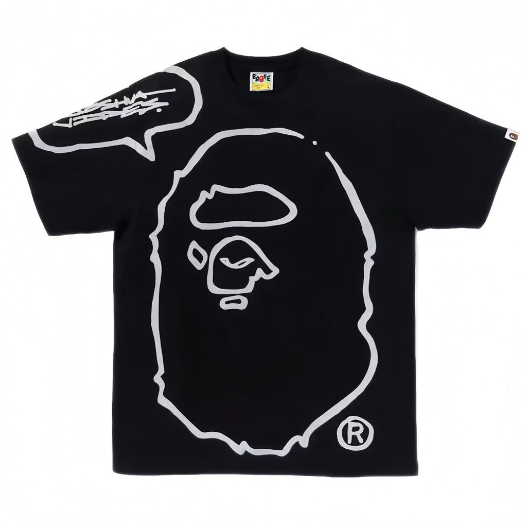 BAPE x Joshua Vides Ape Head Tee Black