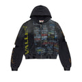 Vale Forever Glitch Zip Hoodie Black