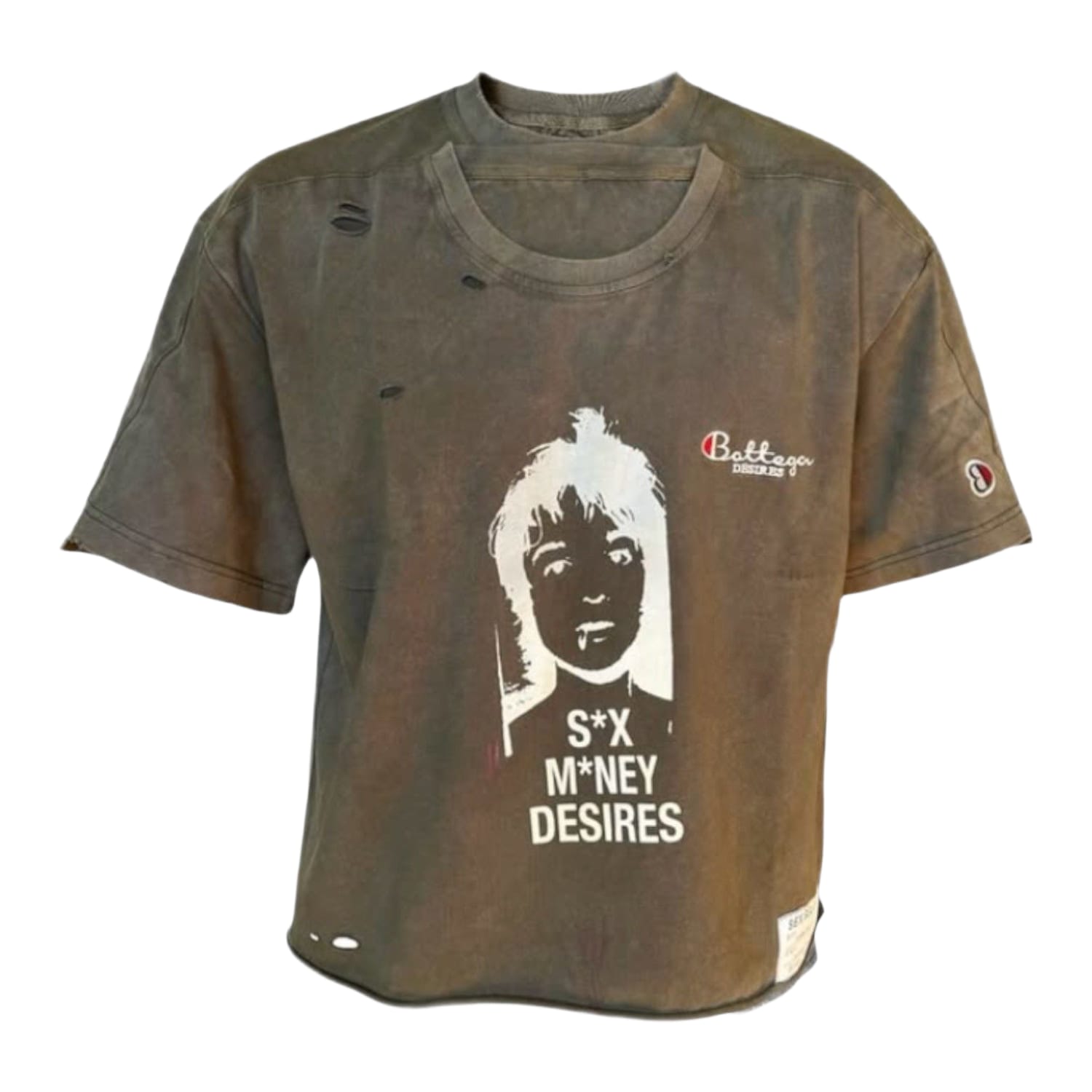 Bottega Desires Sex Sells T-Shirt Grey