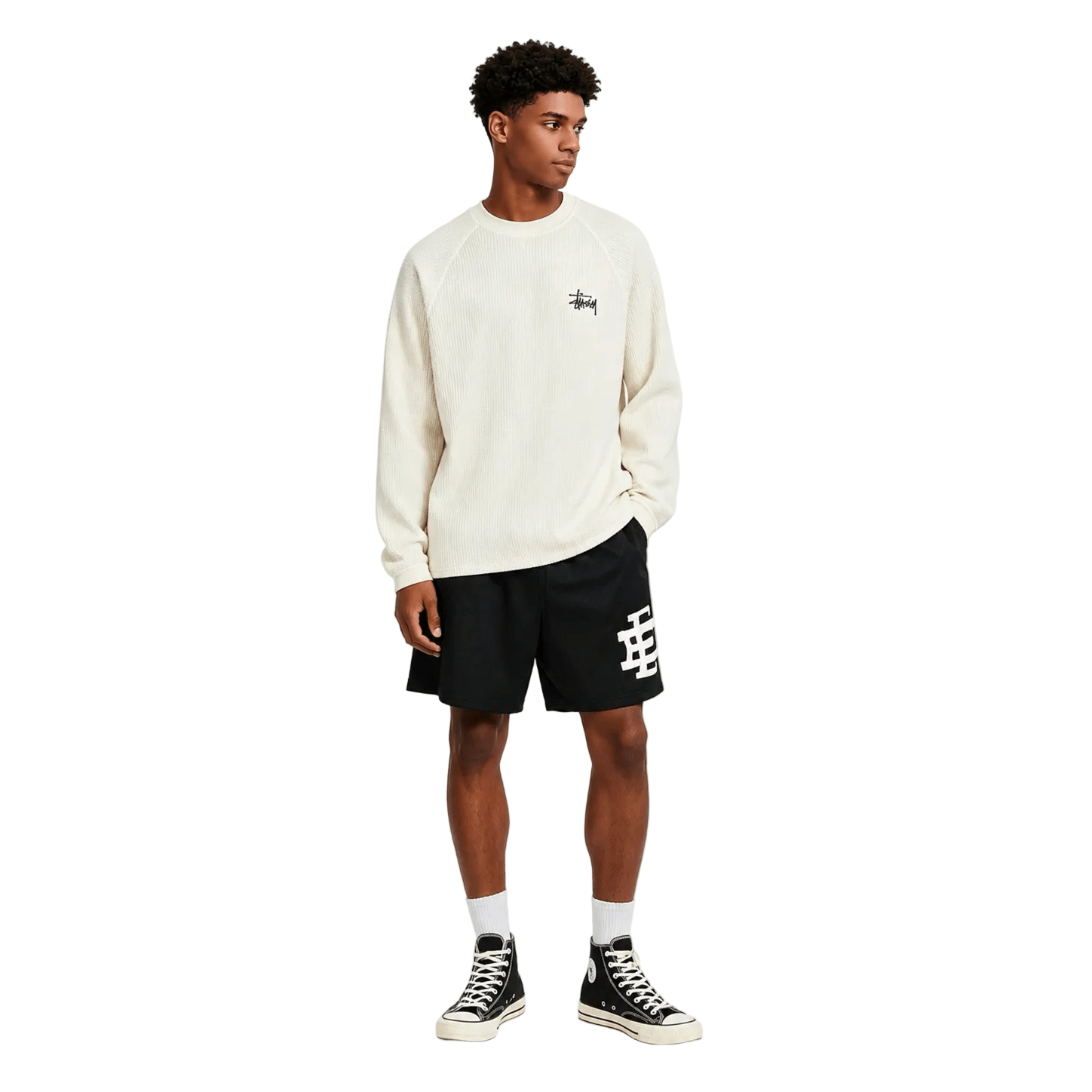 Eric Emanuel EE Akimbo Tyrrell Winston Short Black White